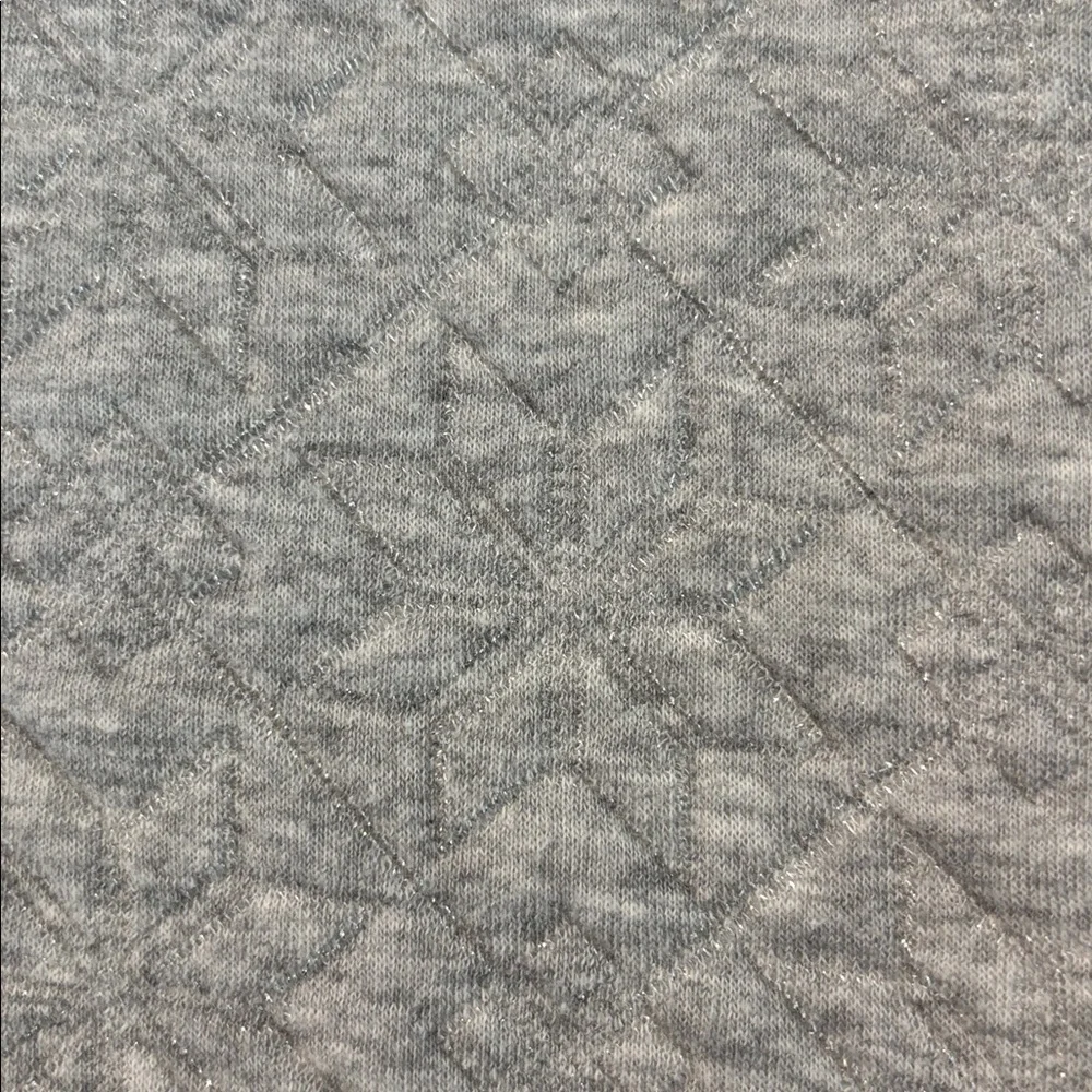 Talbots Gray Quilted Sweater - Picture 2 of 4